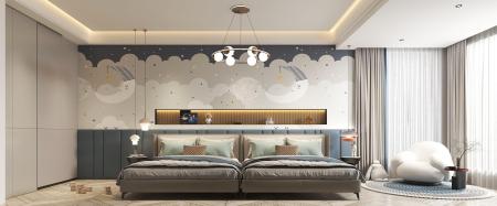 Children room 3ds max vray interior scene model 00