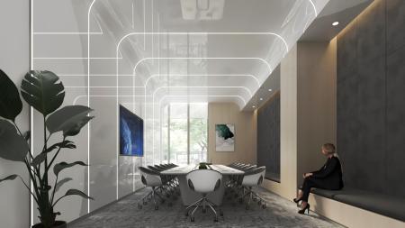 Meeting room 3ds max vray interior scene model 007