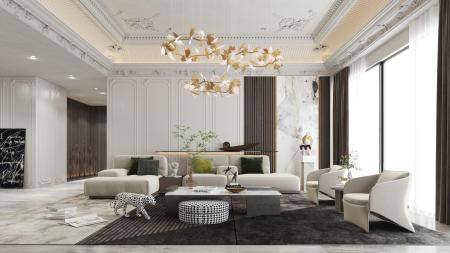 living room 3ds max vray interior scene model 0039