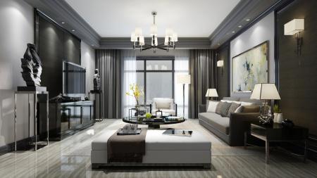 Living room 3ds max vray interior scene model 0089