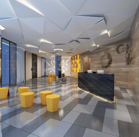 Modern Hall 3ds max vray interior scene model 0007