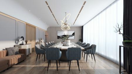Meeting room 3ds max vray interior scene model 005