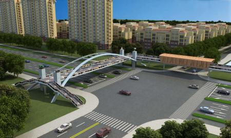 Bridge 3ds max vray exterior scene model 0029