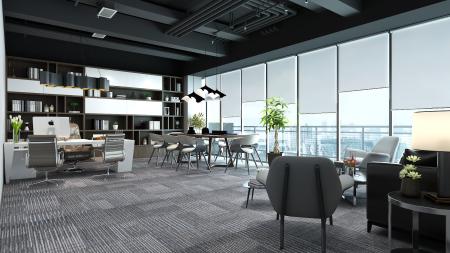 Office 3ds max vray interior scene model 0012