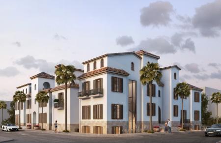 Villa 3ds max vray exterior scene model 0004
