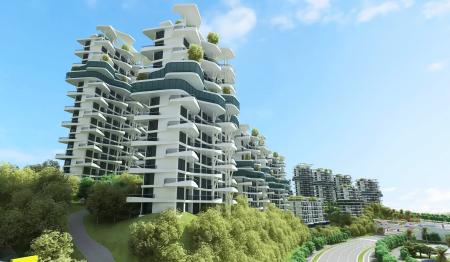 Modern Residential Complex Residential Villa Plan 