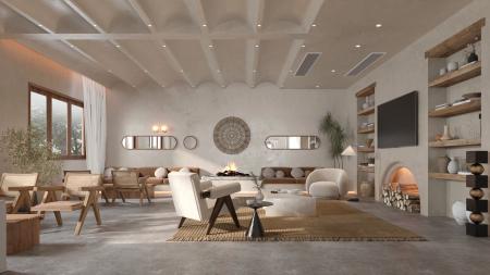 Living room Wabi-sabi Living room 3ds max vray int