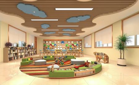Kindergarten 3ds max vray interior scene model 003