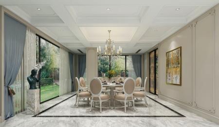 Dining room 3ds max vray interior scene model 0018