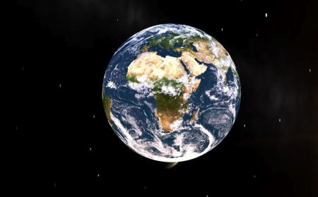 Earth 3ds max Vray exterior scene model 0007