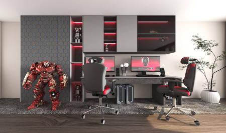 Gaming room 3ds max vray interio r scene model 002