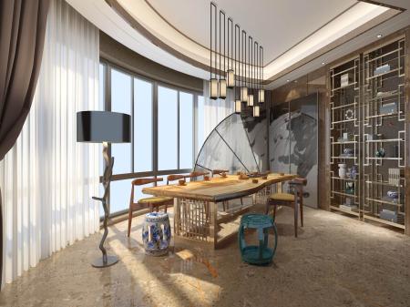 Reception room 3ds max vray interior scene model 0