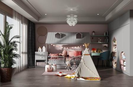 Children room 3ds max vray interior scene model 00