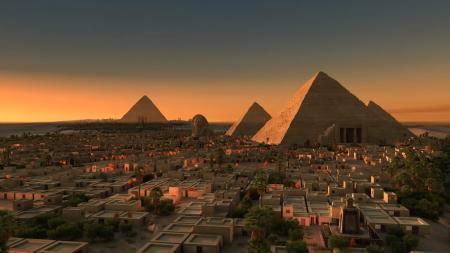 Egyptian Pyramid 3ds max vray exterior scene model