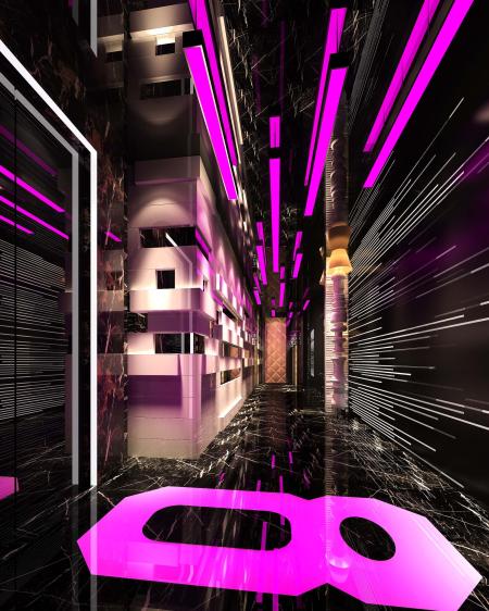 Karaoke aisle 3ds max vray interior scene model 00
