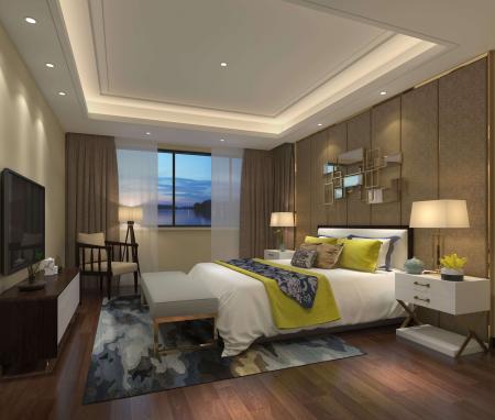 Bedroom 3ds max vray interior scene model 0127