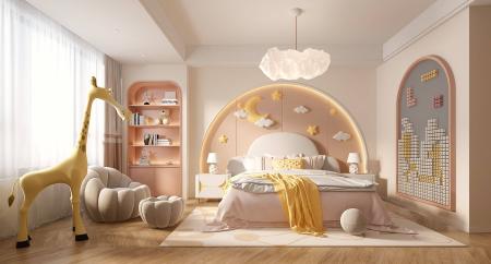Children room 3ds max vray interior scene model 00
