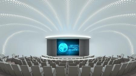 Conference Hall 3ds max vray interior scene model 