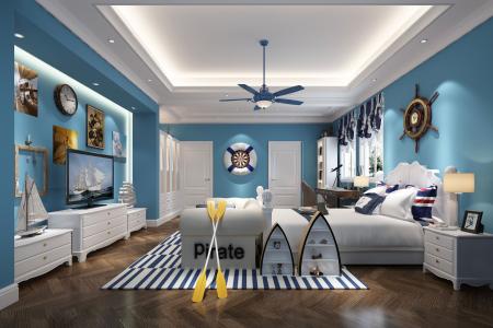 Children room 3ds max vray interior scene model 01