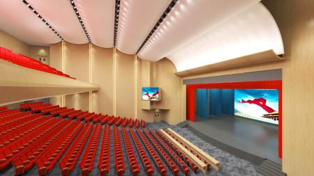 Theater 3ds max vray interior scene model 0010