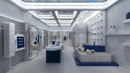Clothing store 3ds max vray interior scene model 0