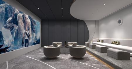 Home Cinema 3ds max vray interior scene model 0040