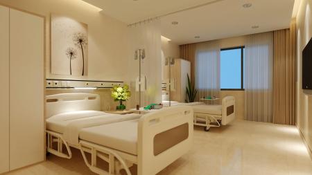 Hospital ward 3ds max vray interior scene model 00