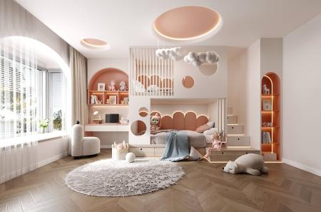 Children room 3ds max vray interior scene model 00