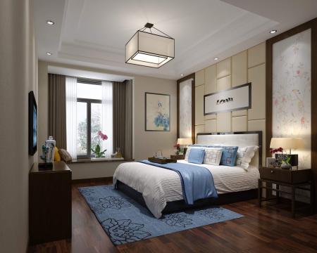 Bedroom 3ds max vray interior scene model 0131