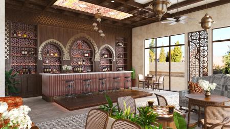 Coffee shop 3ds max vray interior scene model 0073