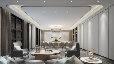 Meeting room 3ds max vray interior scene model 002