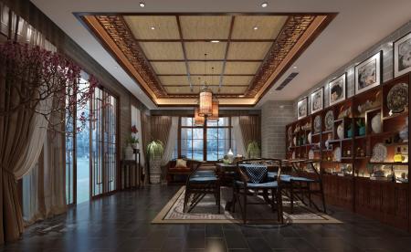 Tea room 3ds max vray interior scene model 039