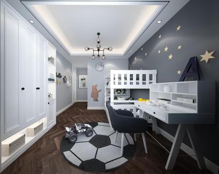 Children room 3ds max vray interior scene model 00
