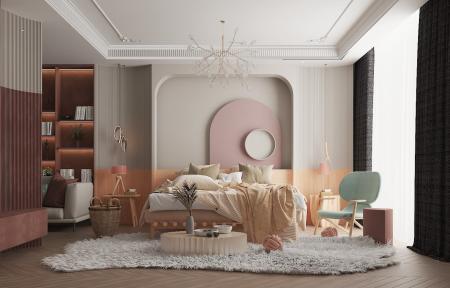 Bedroom 3ds max vray interior scene model 0023