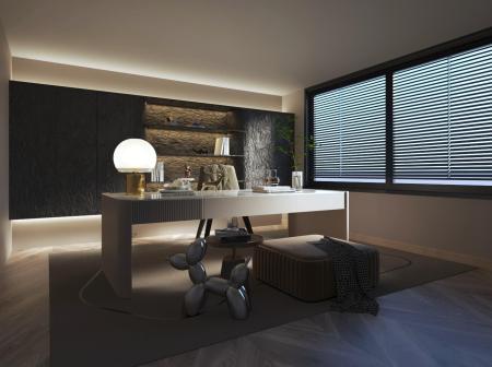 Home office 3ds max vray interior scene model 0033