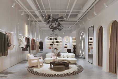Modern Clothing store 3ds max vray interior scene 