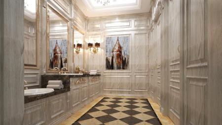 Bathroom 3ds max vray interior scene model 0006