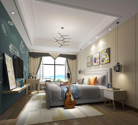 Children room 3ds max vray interior scene model 00