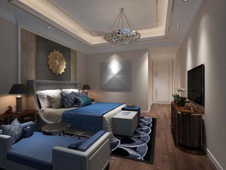 Bedroom 3ds max vray interior scene model 0129