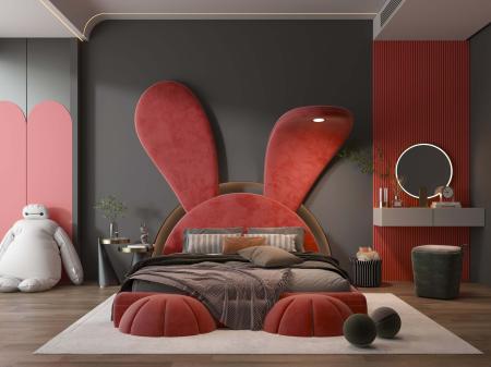 Children room 3ds max vray interior scene model 00