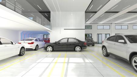 Car Shop _ Car Showroom 3ds max vray interior scen