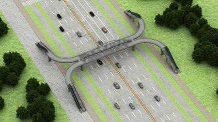 Bridge 3ds max vray exterior scene model 0034