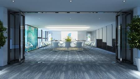 Meeting room 3ds max vray interior scene model 011