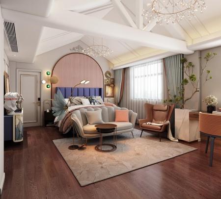 Bedroom 3ds max vray interior scene model 008