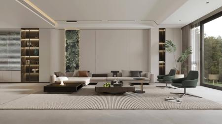 Living and Dining room 3ds max vray interior scene