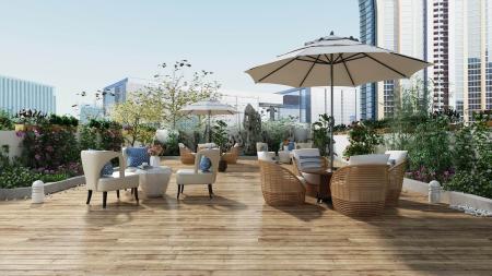 Modern Outdoor Restaurant _ Exterior Terrace 3ds m