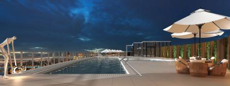 Modern Swimming Pool 3ds max vray exterior scene m