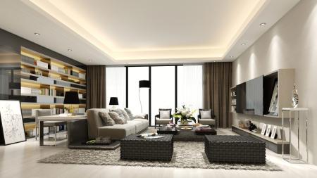 Living room 3ds max vray interior scene model 0083