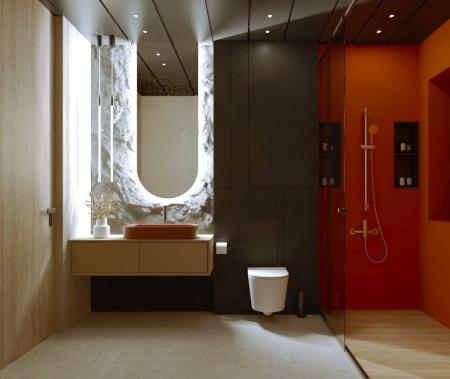 Bathroom 3ds max vray interior scene model 0055