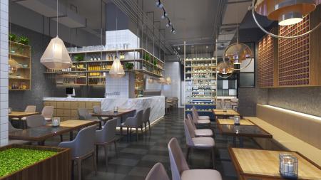 Coffee shop 3ds max vray interior scene model 0005